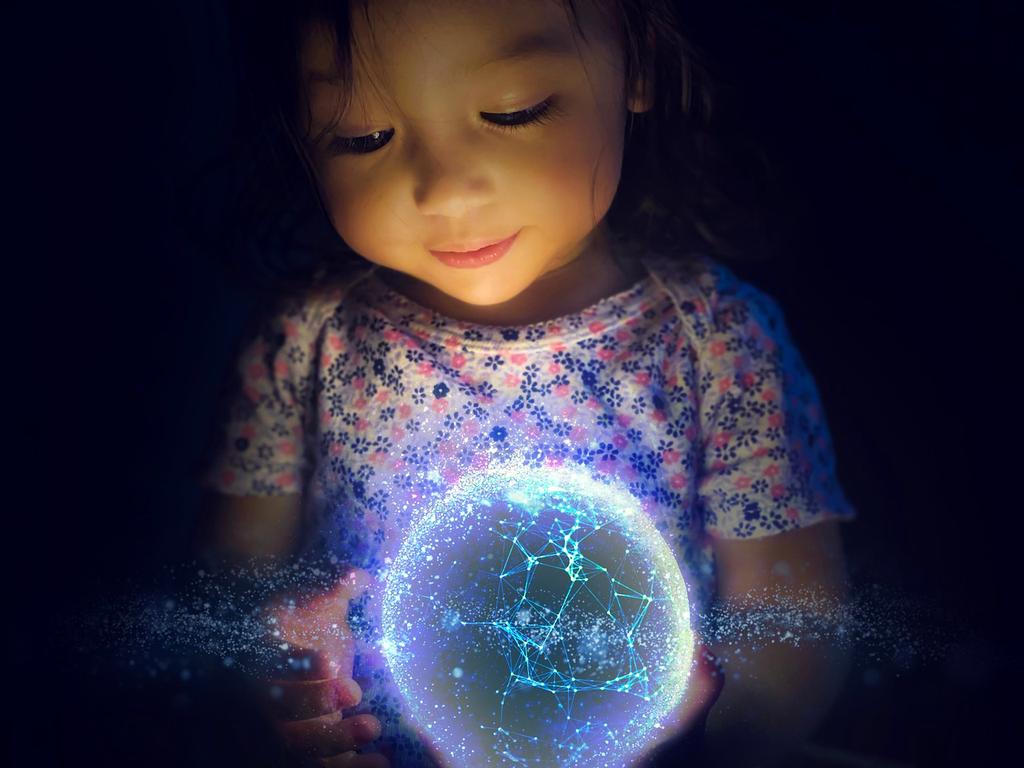 Holographic interface showing consultation booking process